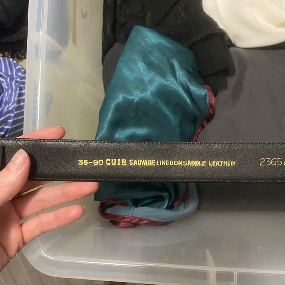 Blue vintage YSL branded belt - Picture 4 of 6